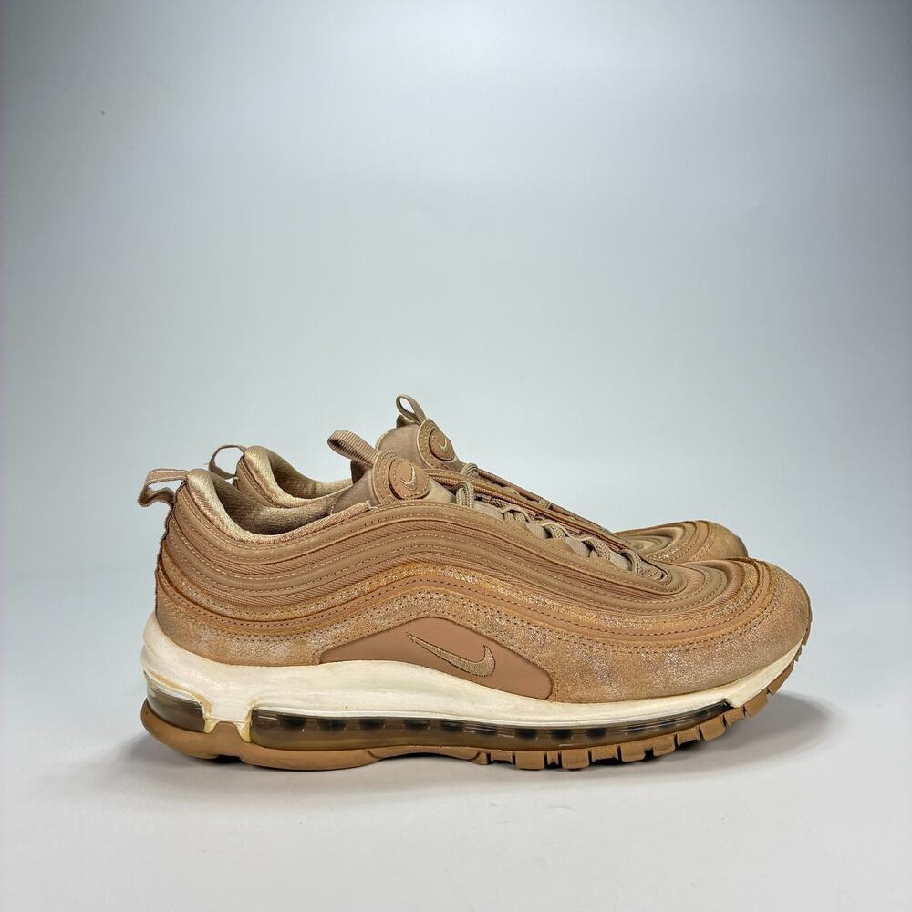 Nike Air Max 97 Distressed Hemp Lifestyle Sneakers FB1289-200 Women's Size 9.5